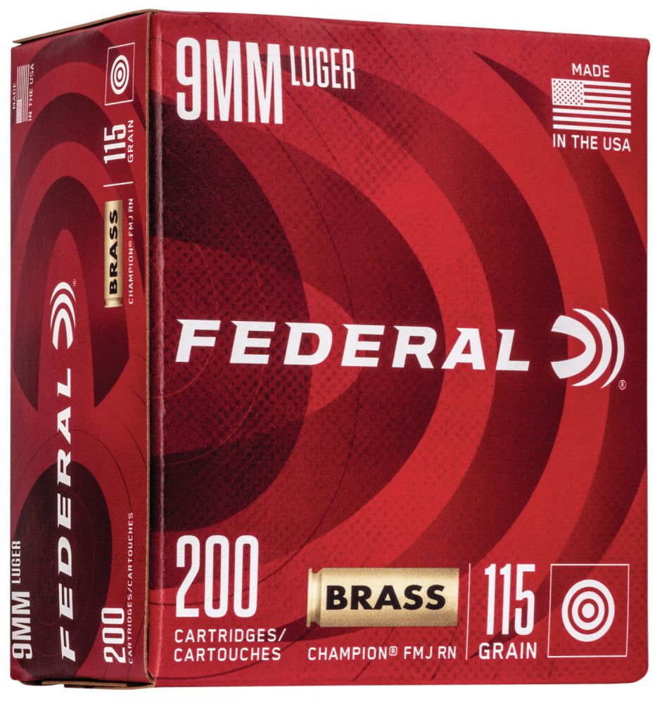 Federal Champion Training 9mm Full Metal Jacket
